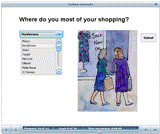 Short answer selection from list question