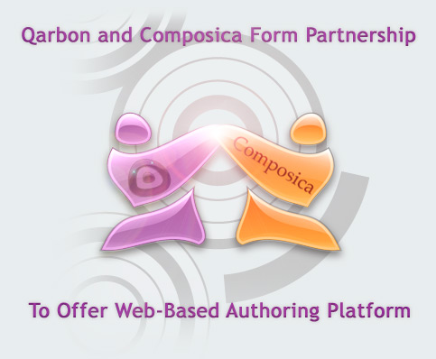Qarbon & Composica Partnership Graphic