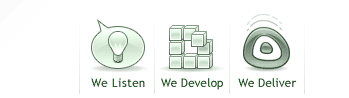 We listen, Develop and Deliver